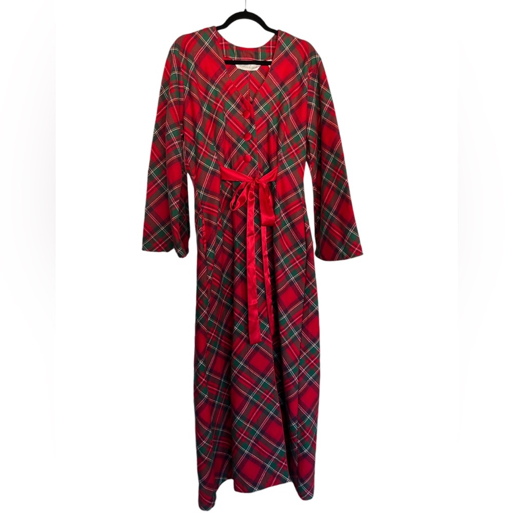 Victoria’s Secret Vintage Tartan Plaid Sleep Gown